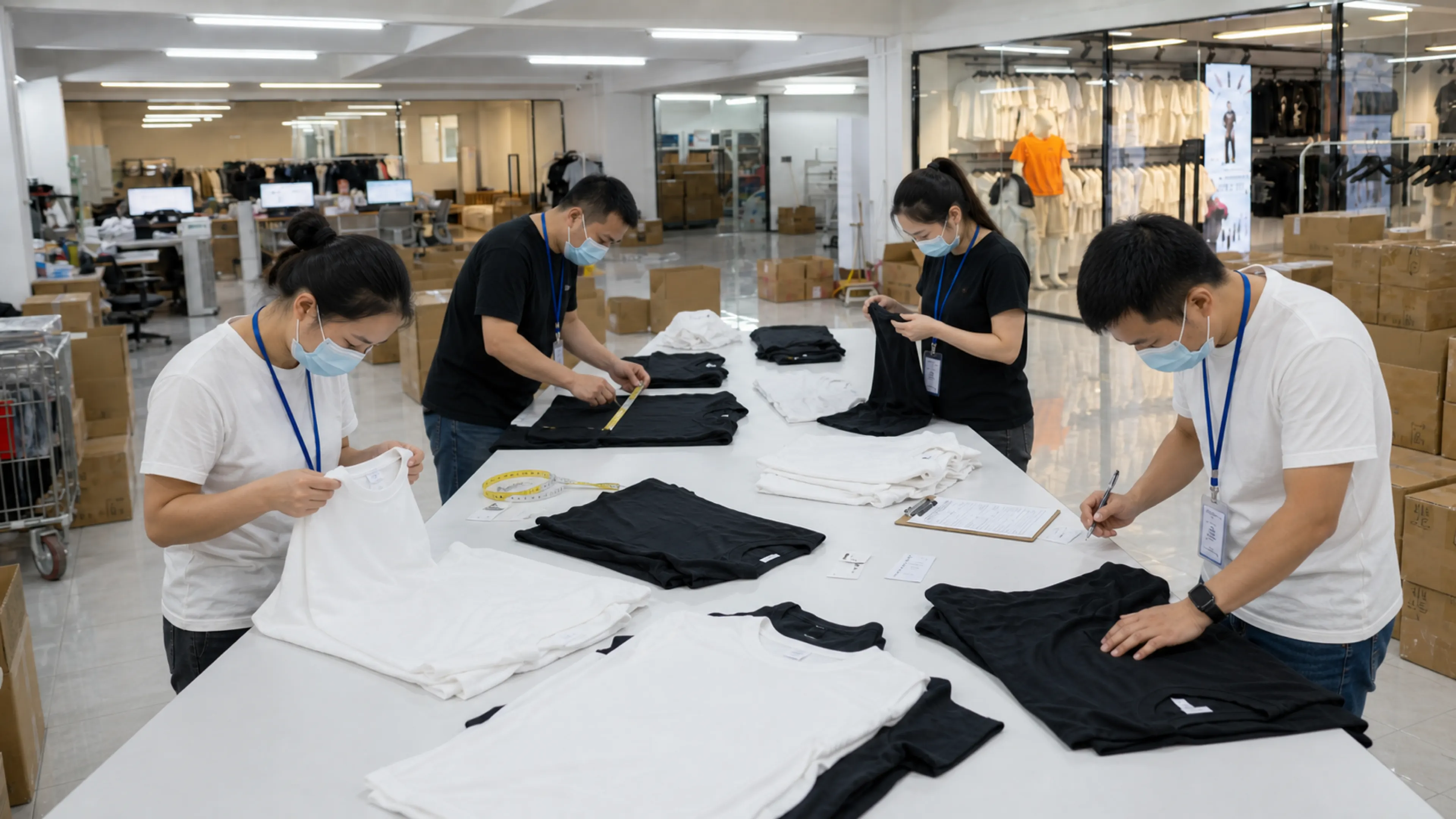 Garment quality inspection in the DRIOV production environment