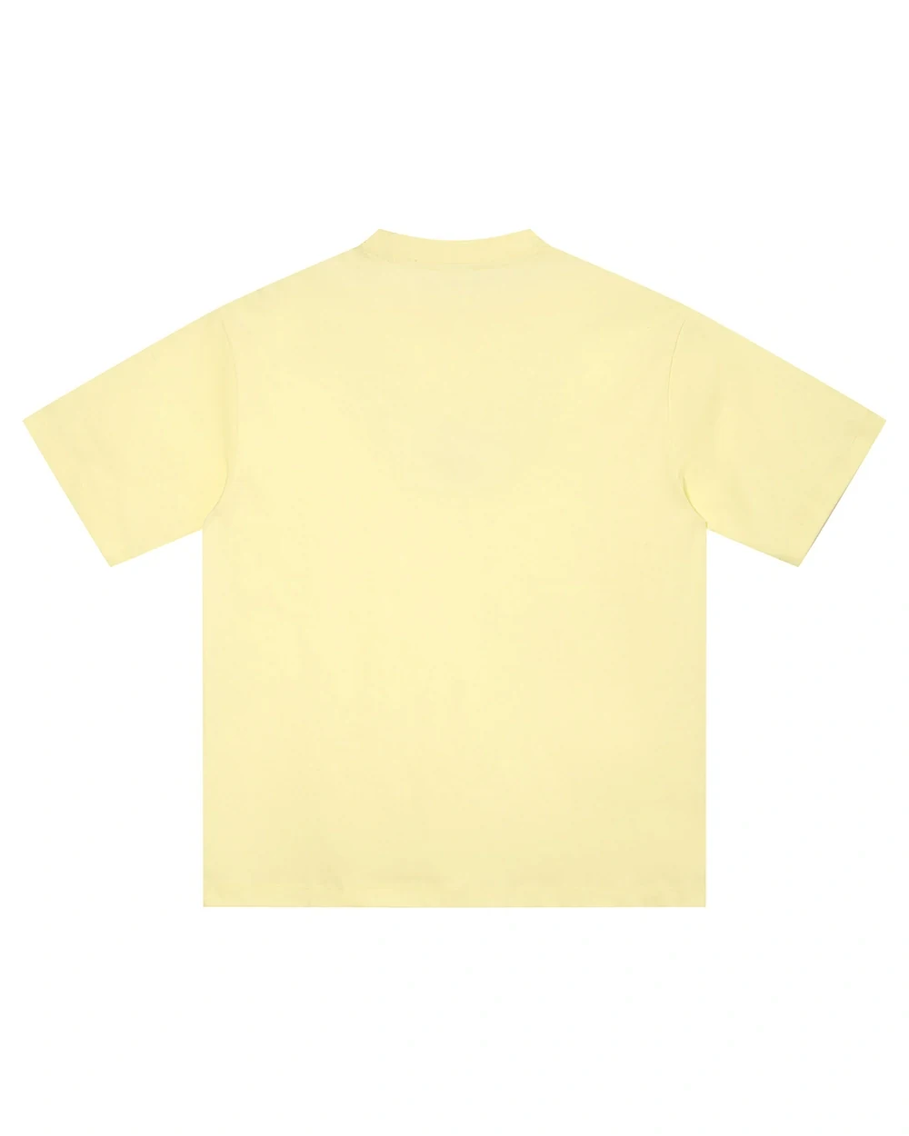 Driov Inspire Tee back garment view in Light Yellow