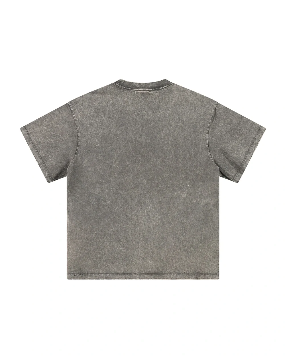 Afterglow back garment view in Mid Grey