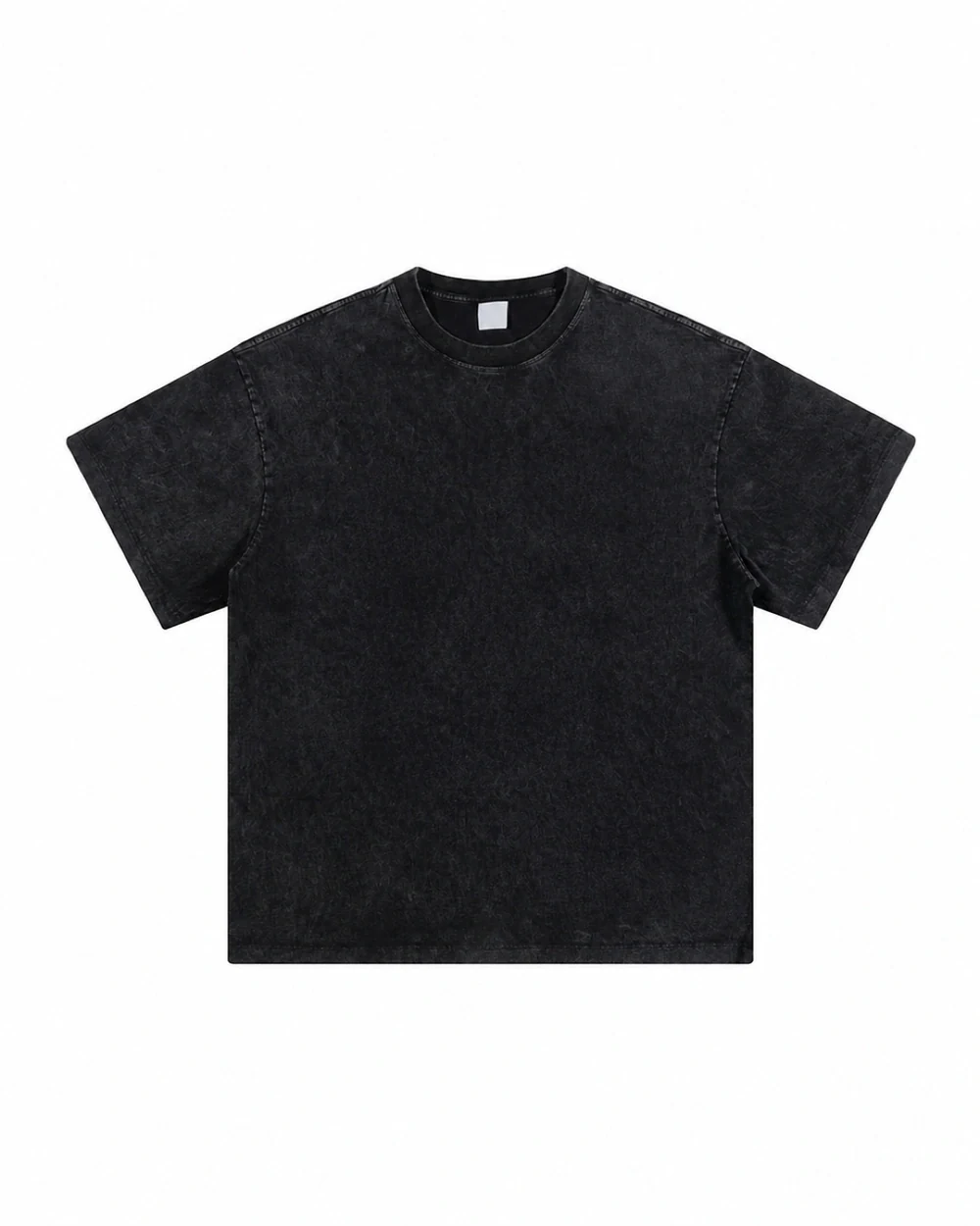 Afterglow front garment view in Snow-Wash Black