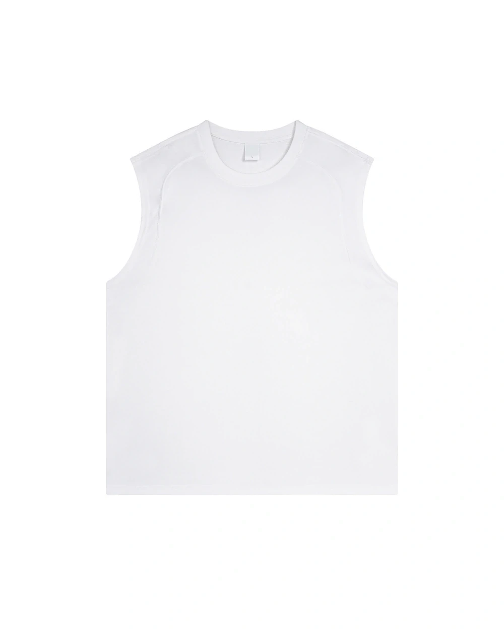 Court front garment view in White
