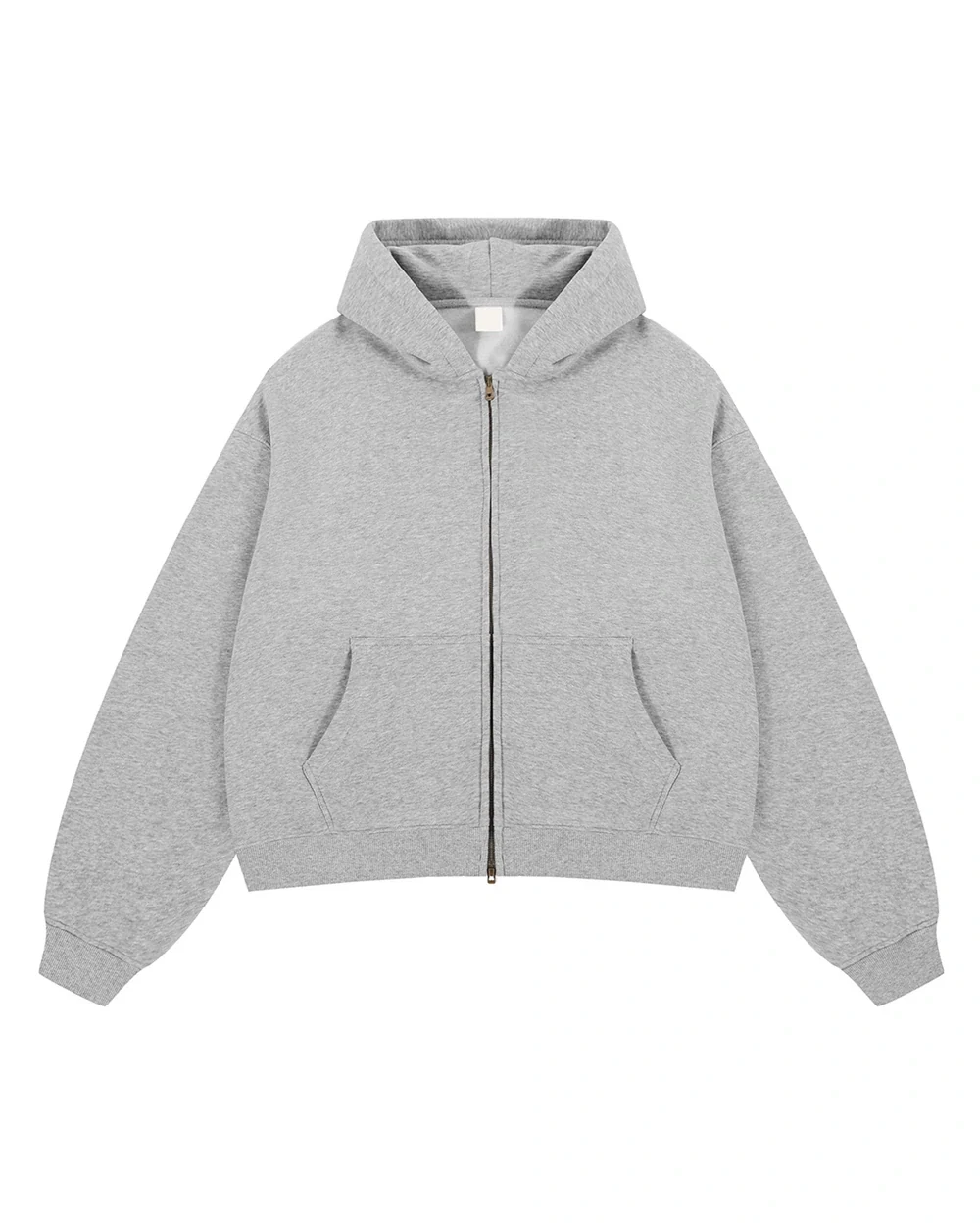 Vault front garment view in Heather Grey