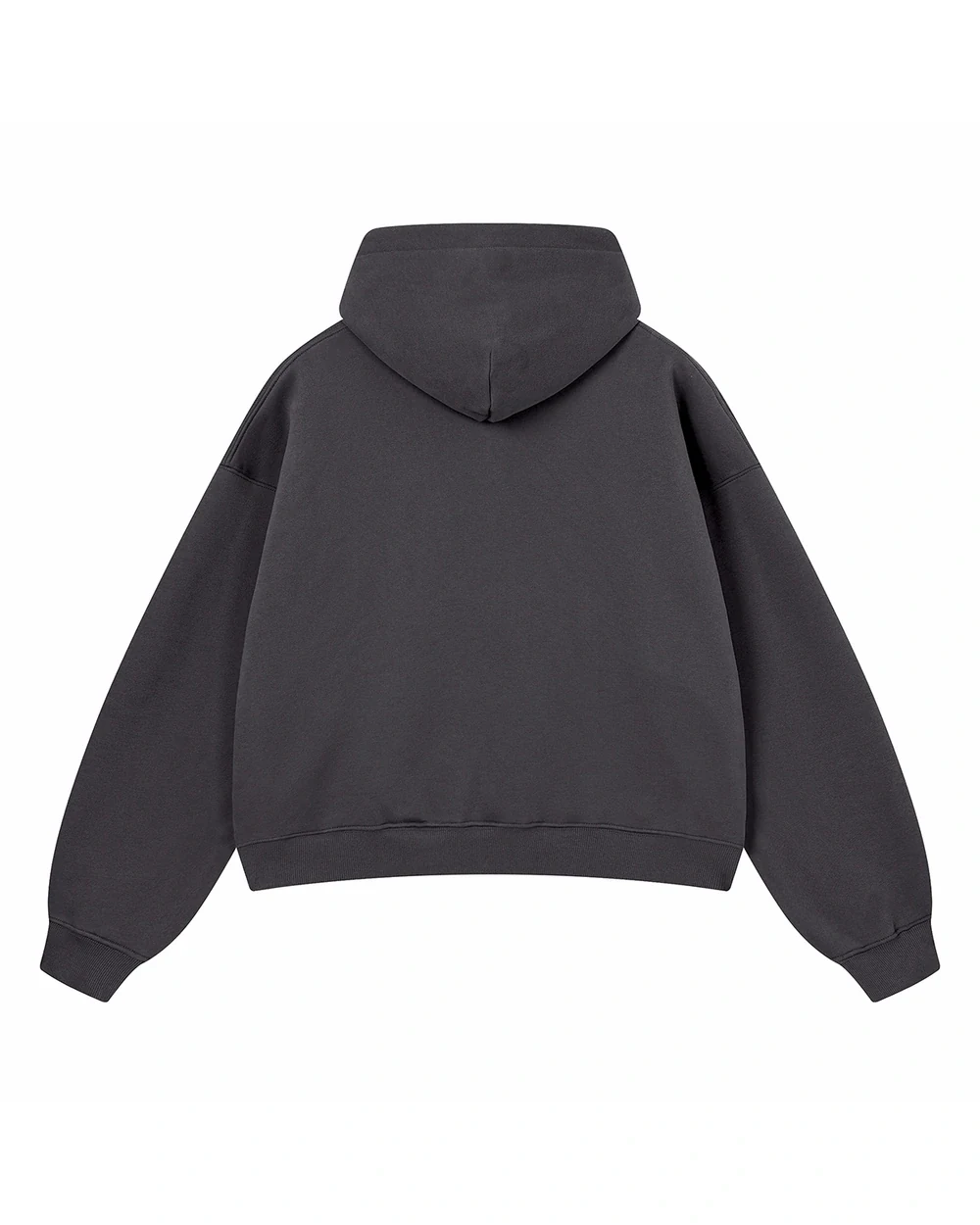 Cropbox back garment view in Dark Grey