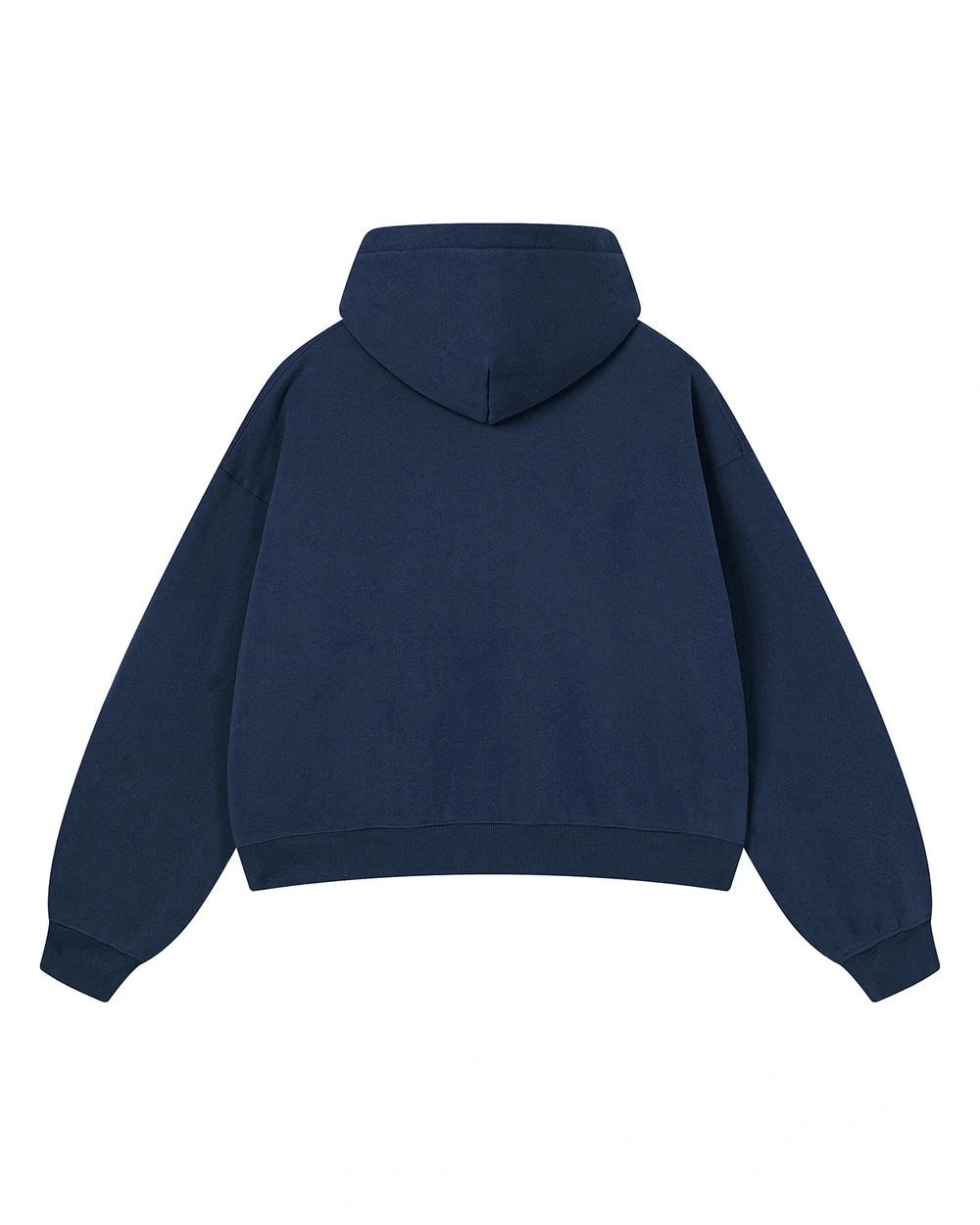 Cropbox back garment view in Navy Blue