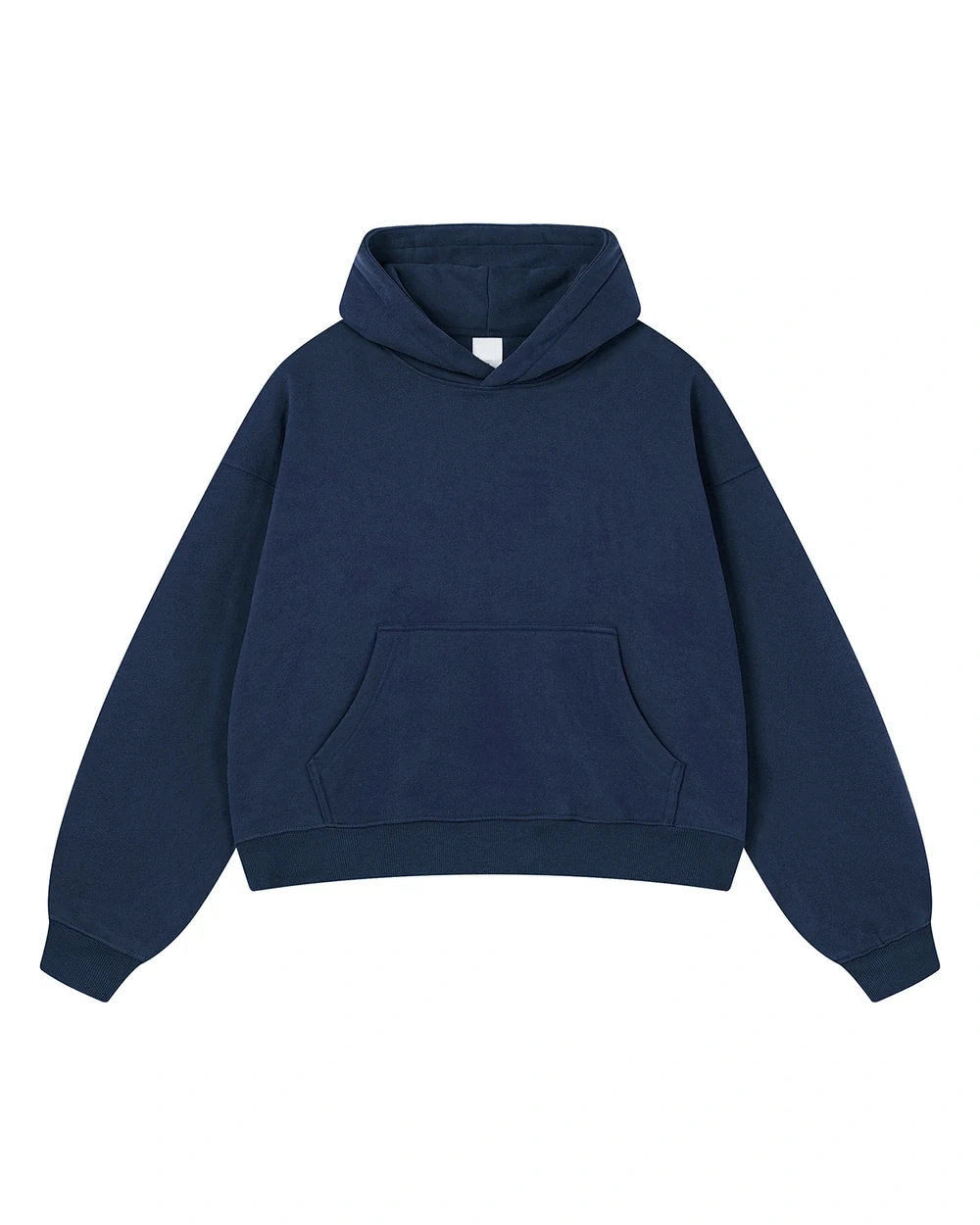 Cropbox front garment view in Navy Blue