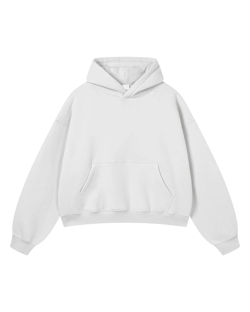 Cropbox front garment view in Off White