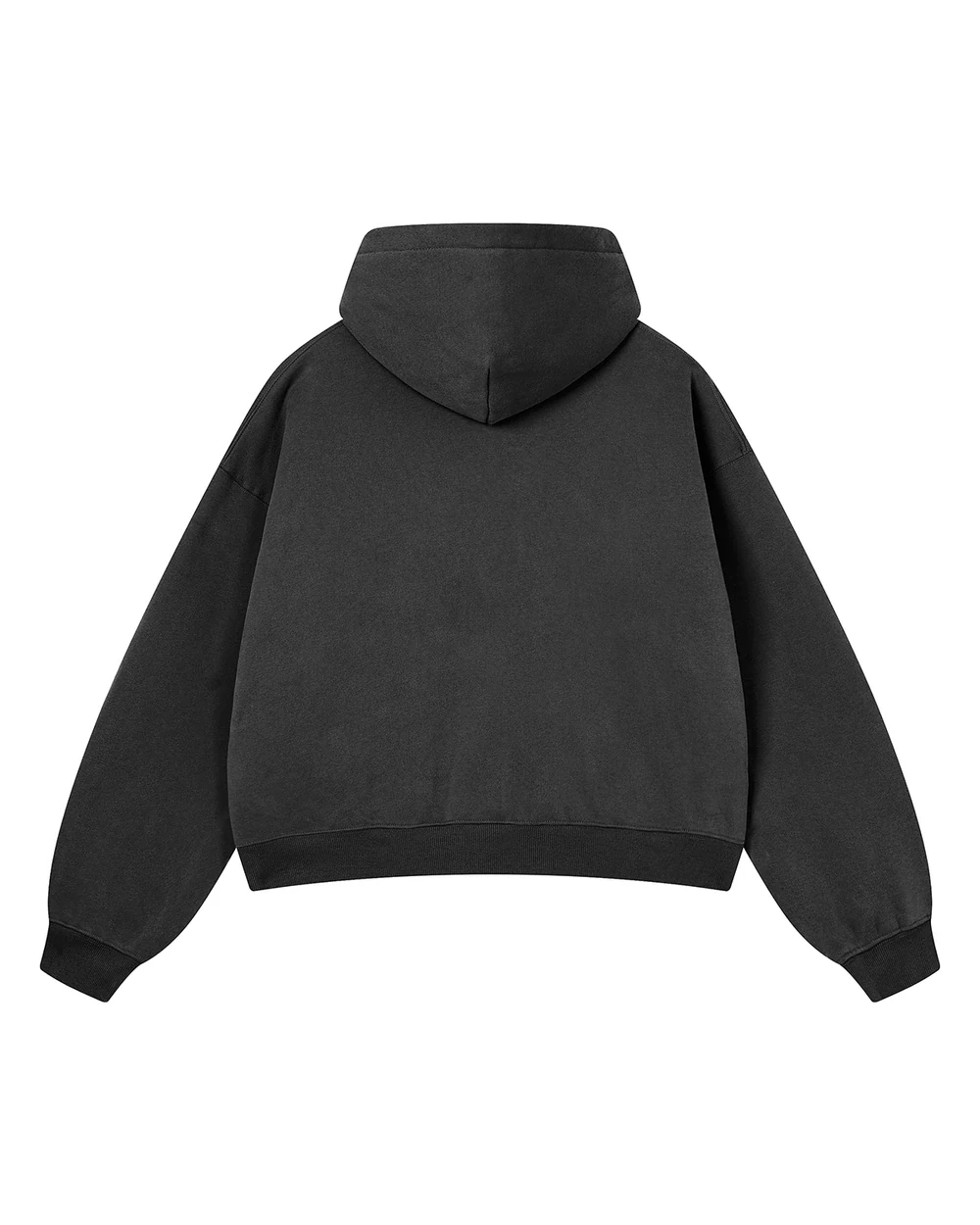 Cropbox back garment view in Reactive Black
