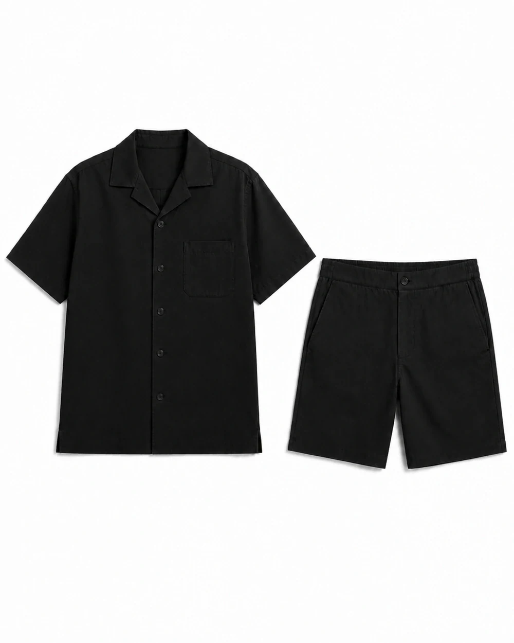 Cove Set front garment view in Black