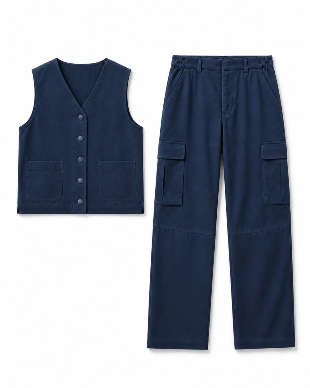 Field Set front garment view in Muted Navy