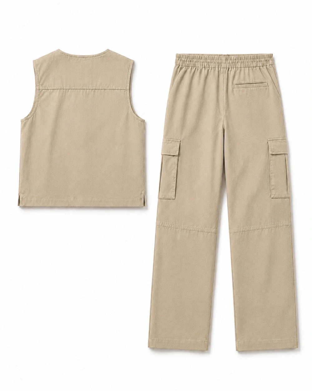 Field Set back garment view in Sand