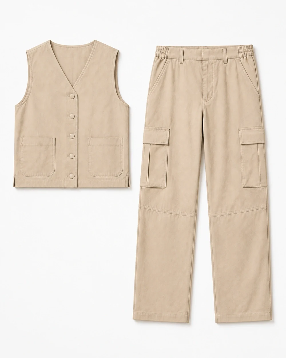 Field Set front garment view in Sand
