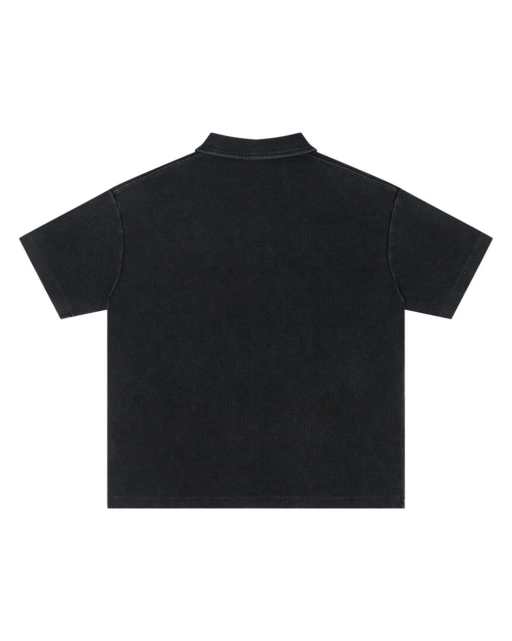 Cove back garment view in Snow-Washed Black