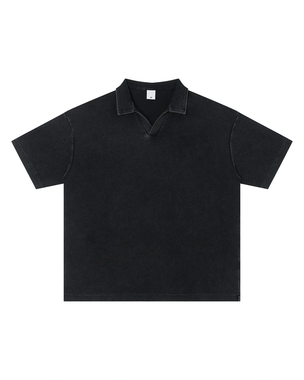 Cove front garment view in Snow-Washed Black