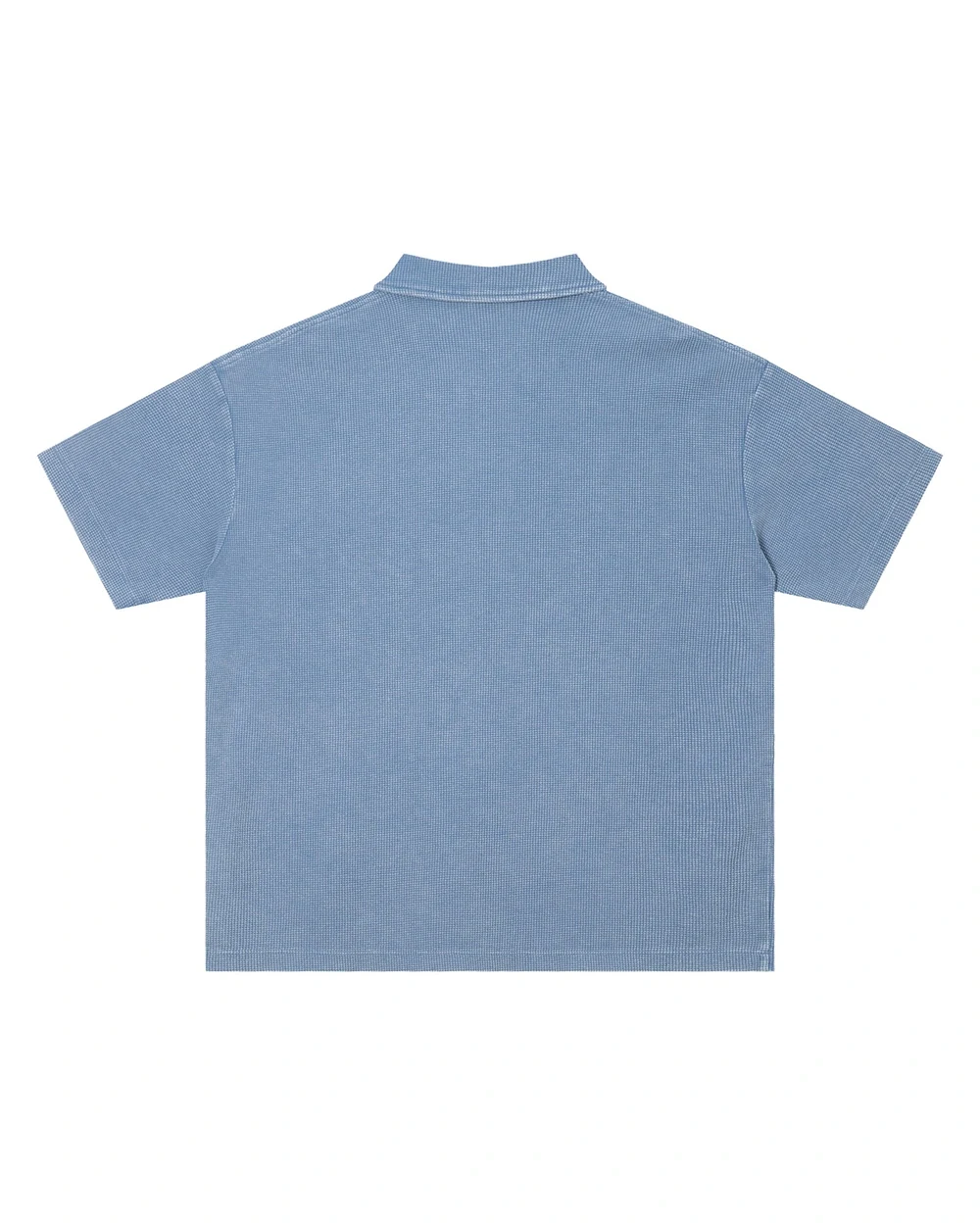 Cove back garment view in Washed Baby Blue