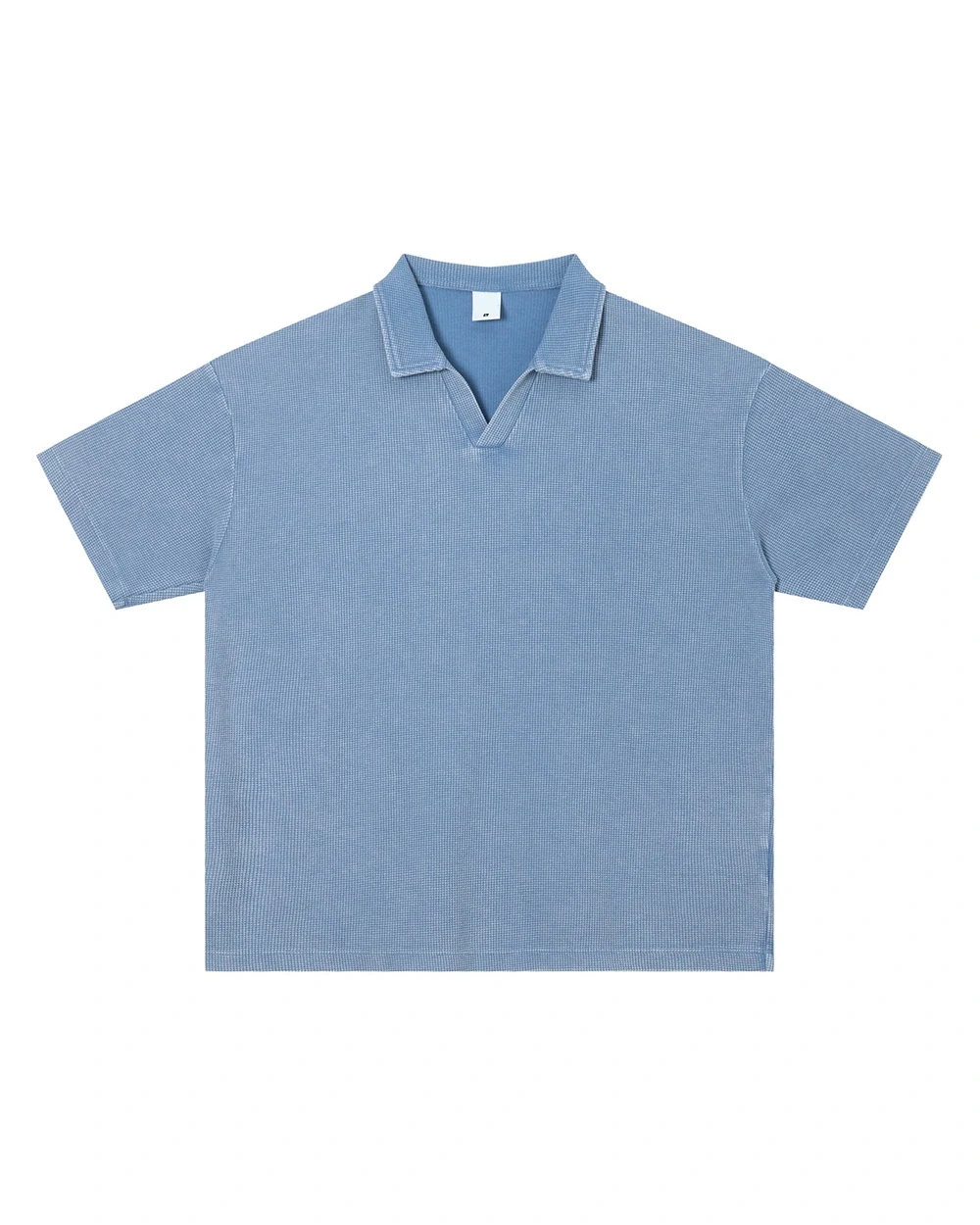 Cove front garment view in Washed Baby Blue