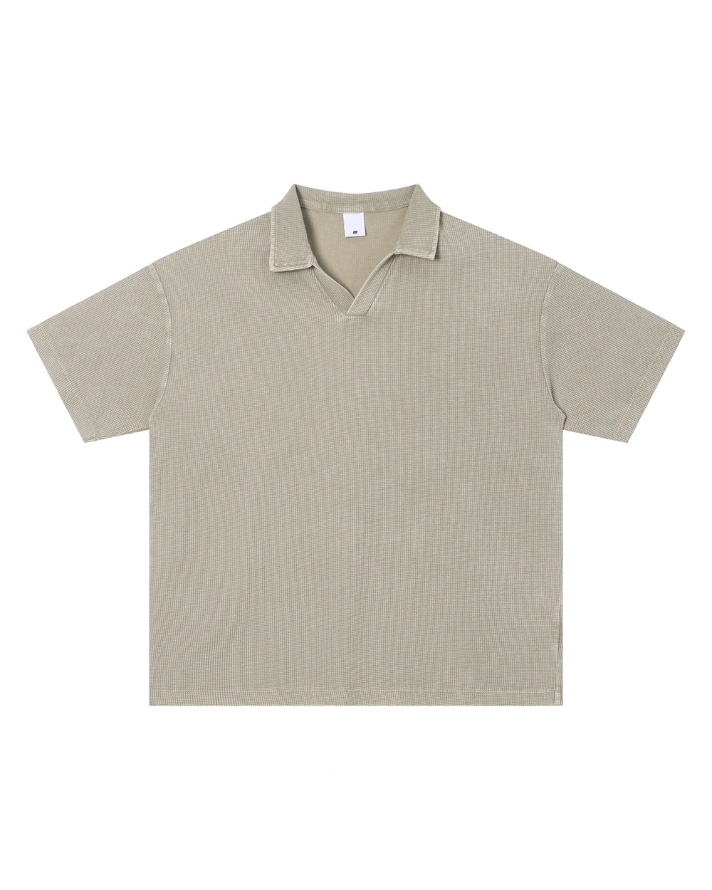 Cove front garment view in Washed Earth Taupe