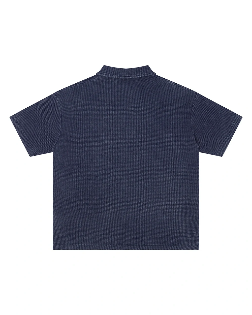 Cove back garment view in Washed Midnight Navy