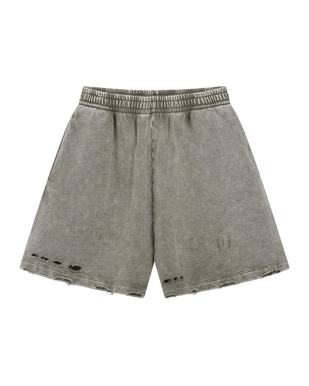 Rift front garment view in Waxed Grey Green