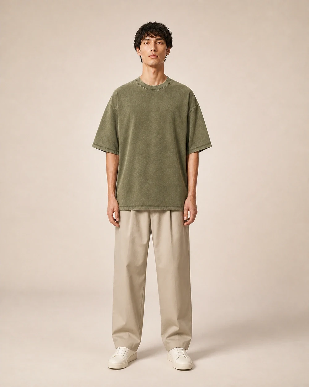 Crafter Vintage in Waxed Grey Green shown in a product view