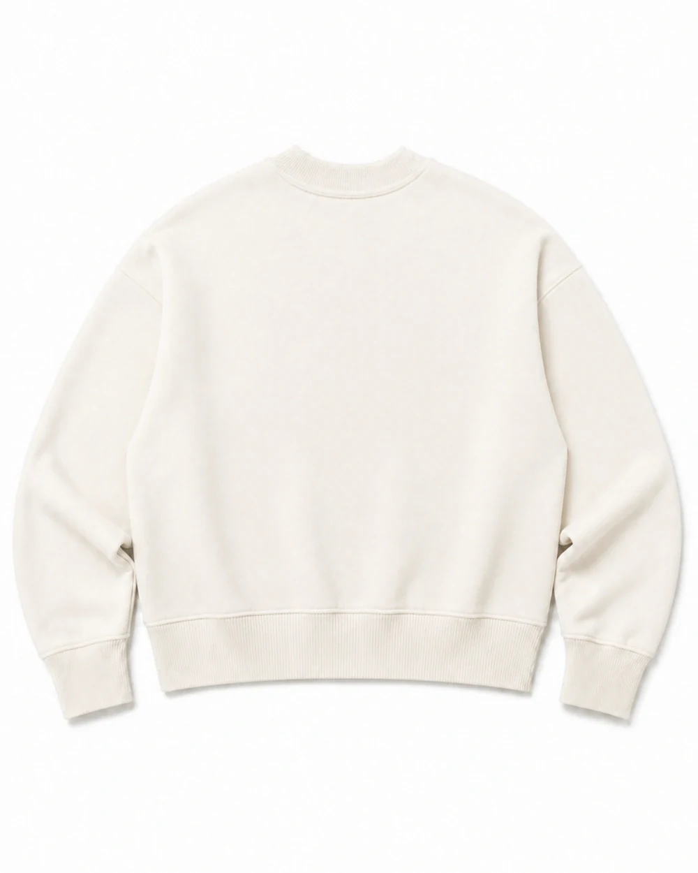 Form back garment view in Off White