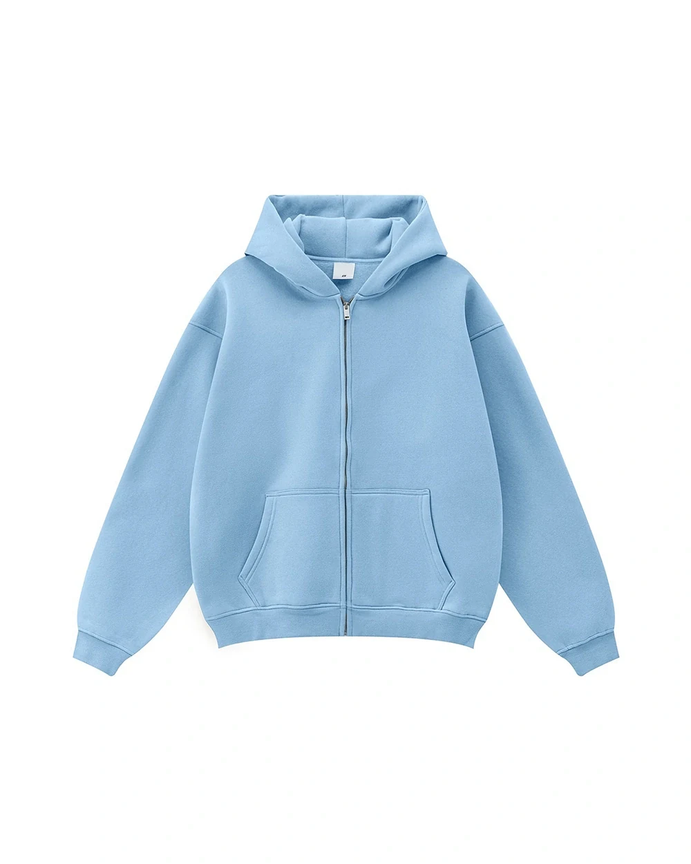 Transit front garment view in Medium Blue