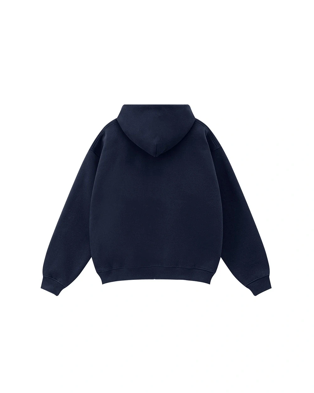 Transit back garment view in Midnight Blue