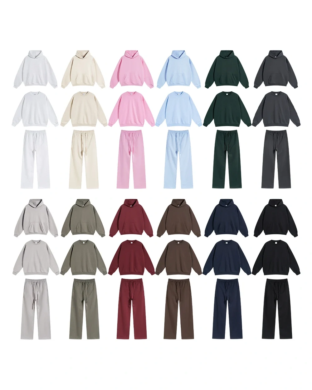 Foundation Set additional colour options available by enquiry in Reactive Black