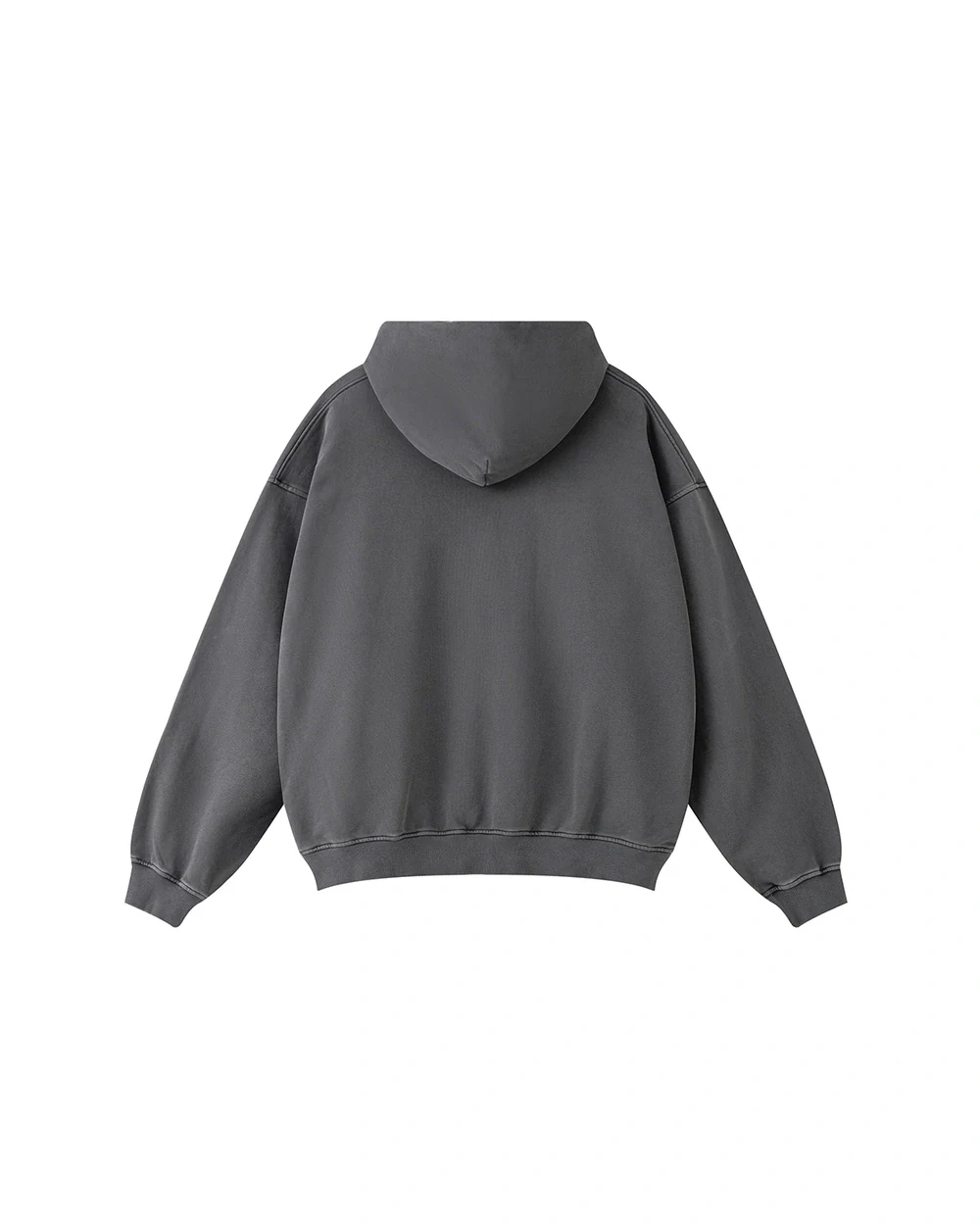 Washed Form back garment view in Dark Grey