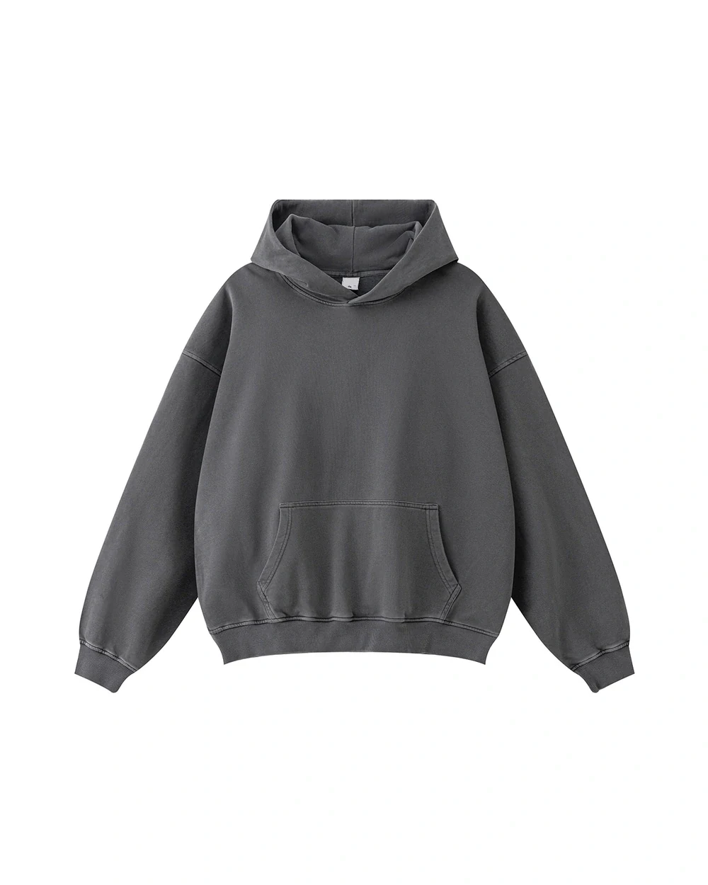 Washed Form front garment view in Dark Grey