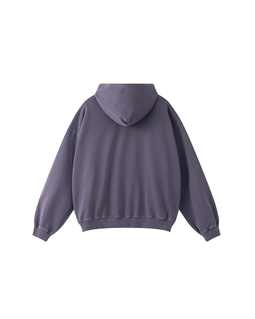 Washed Form back garment view in Grape Purple