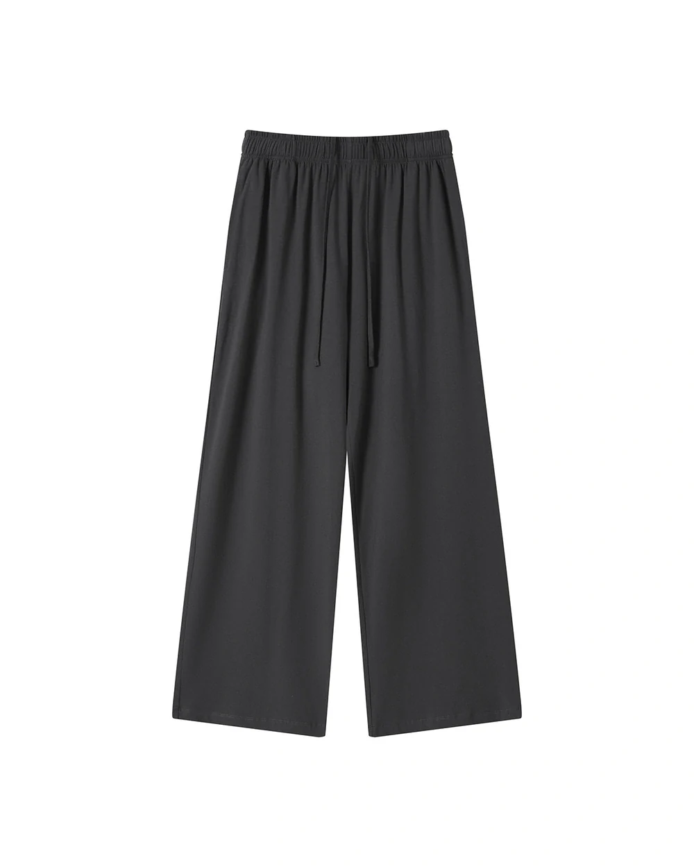 Flow front garment view in Charcoal Grey