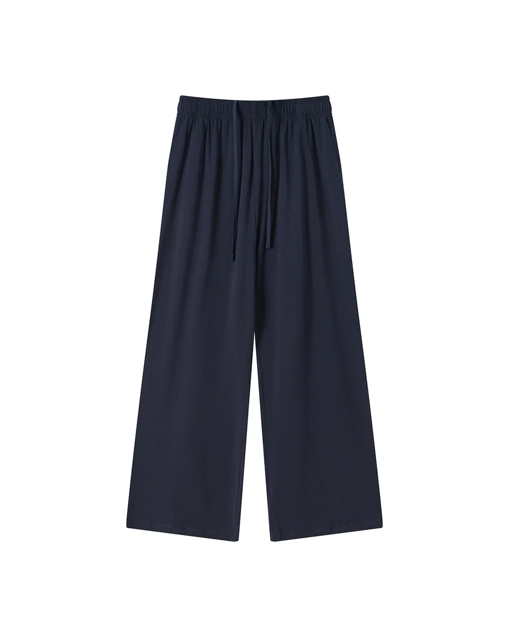 Flow front garment view in Miu Blue