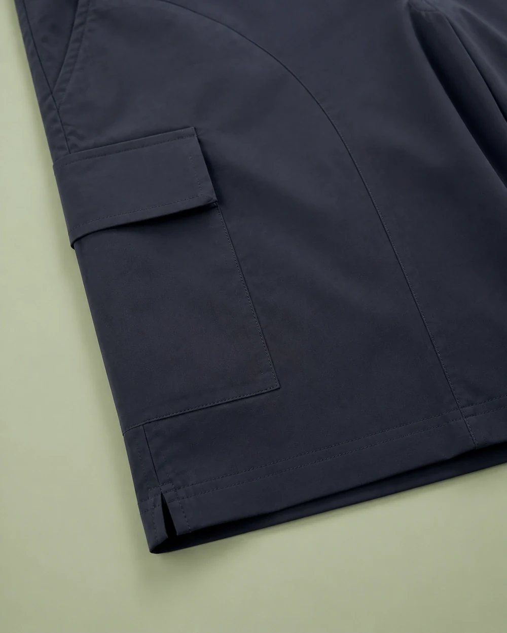 Field Cargo construction detail shown in context in Slate Navy