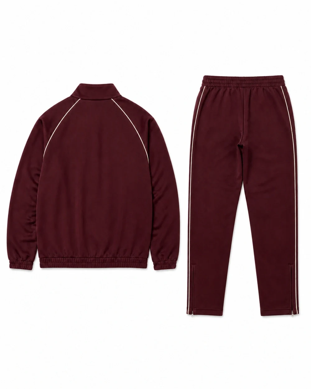 Vector back garment view in Oxblood