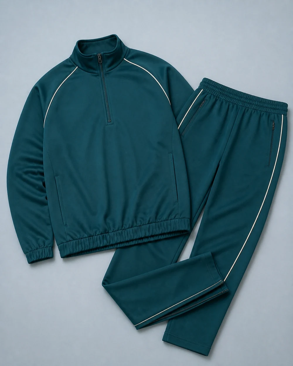 Vector construction detail shown in context in Deep Teal
