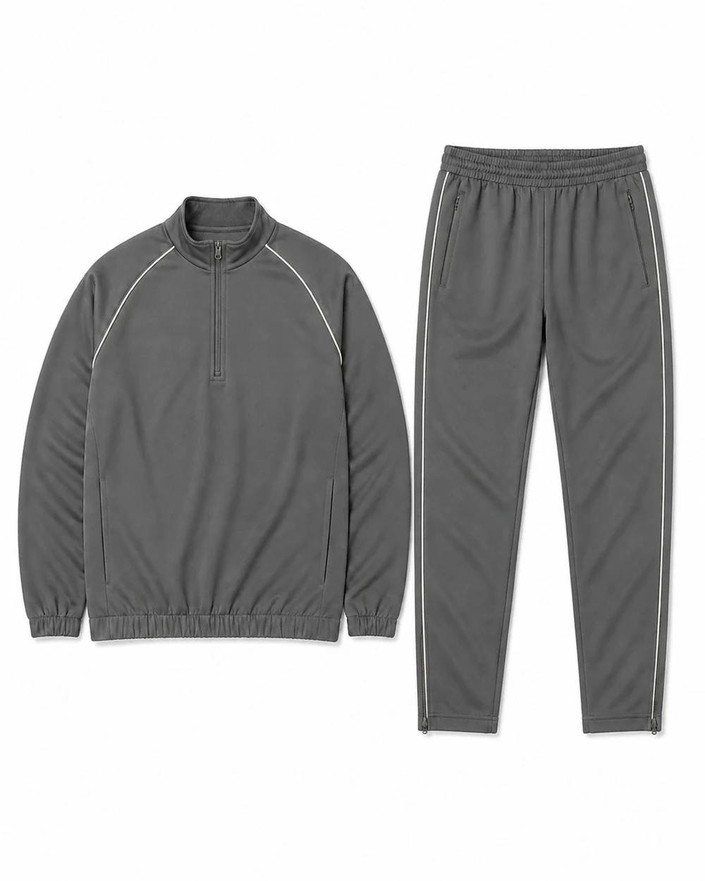 Vector front garment view in Steel Grey