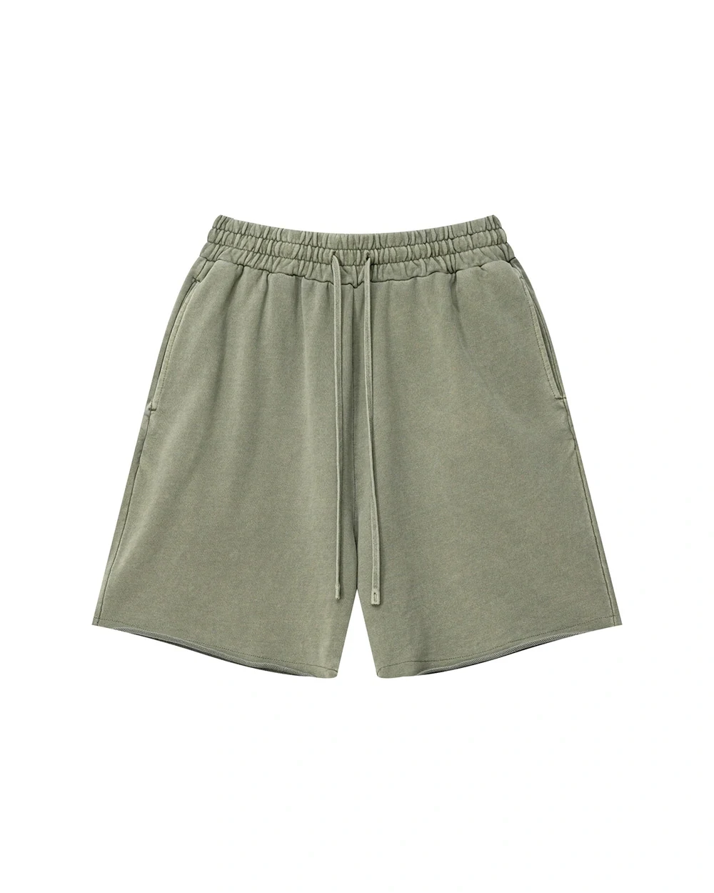 Rawline Shorts front garment view in Grey Green