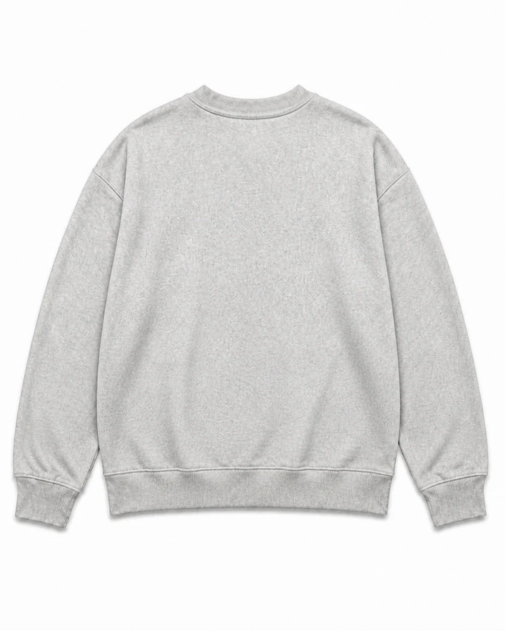 Ease back garment view in Heather Grey