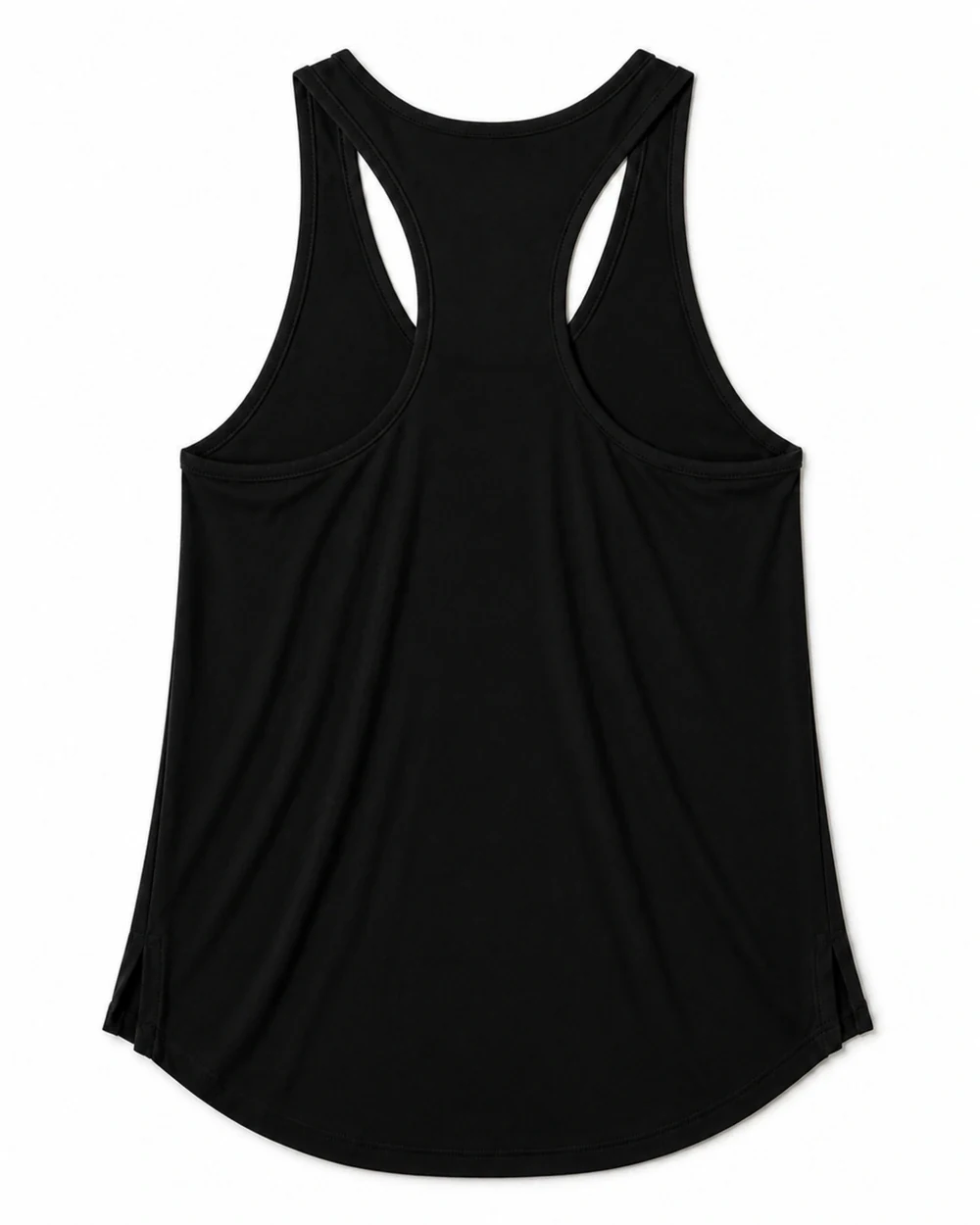 Arc Racerback back garment view in Black