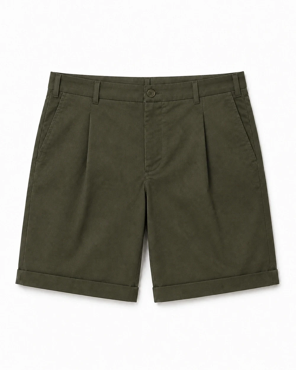 Pleat Chino front garment view