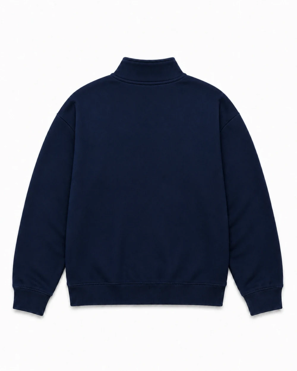Rise back garment view in French Navy