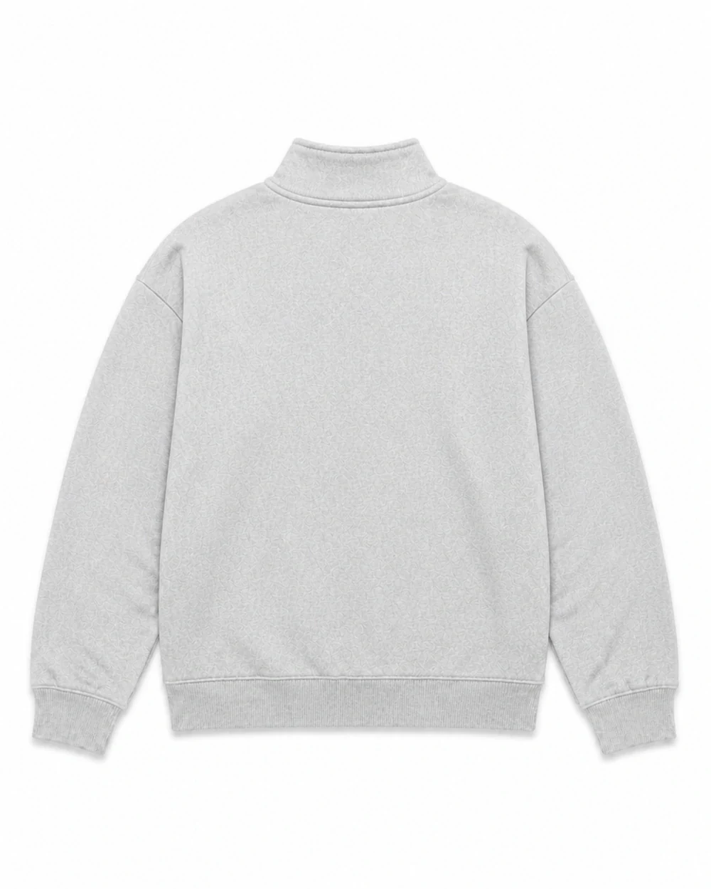 Rise back garment view in Heather Grey