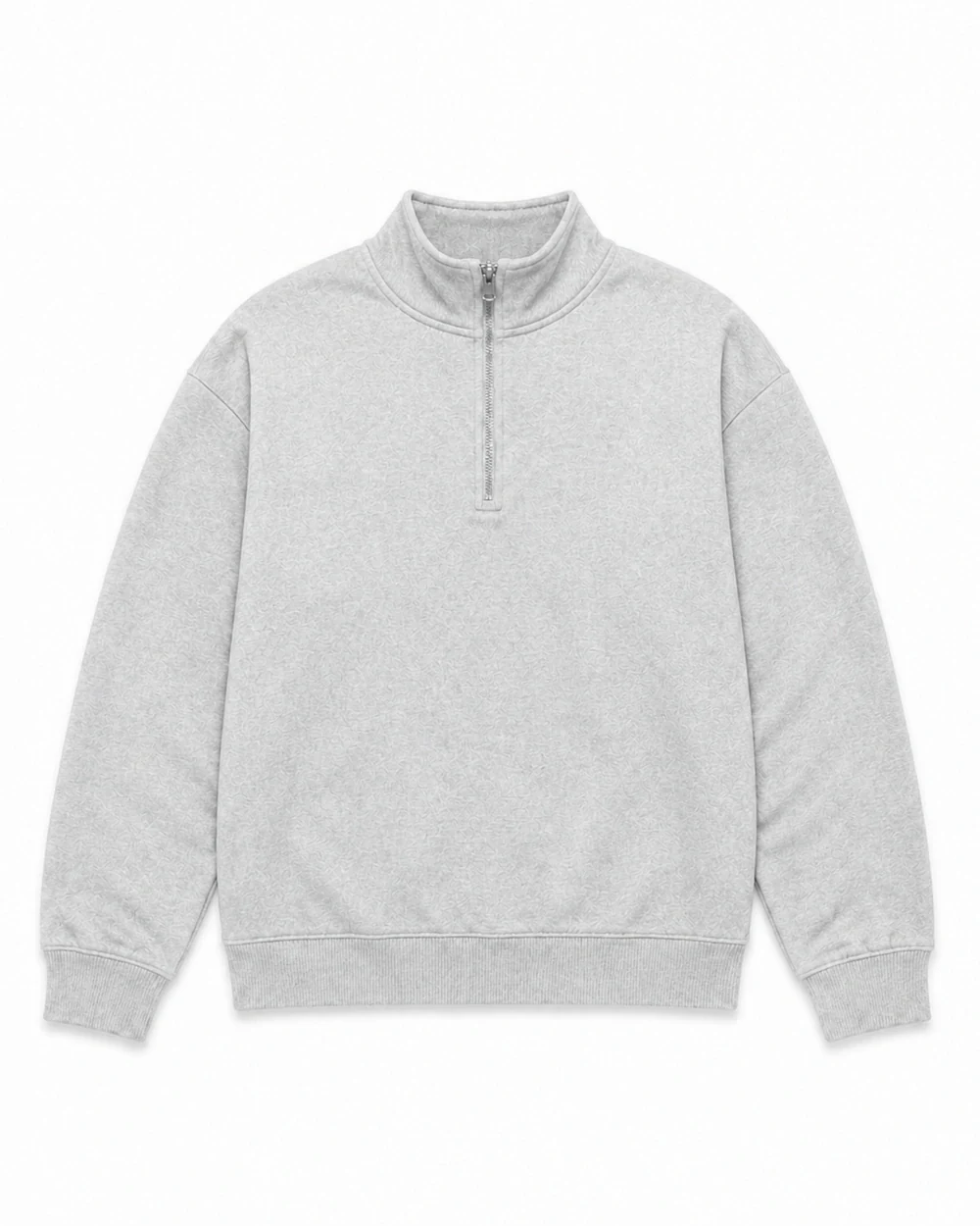 Rise front garment view in Heather Grey