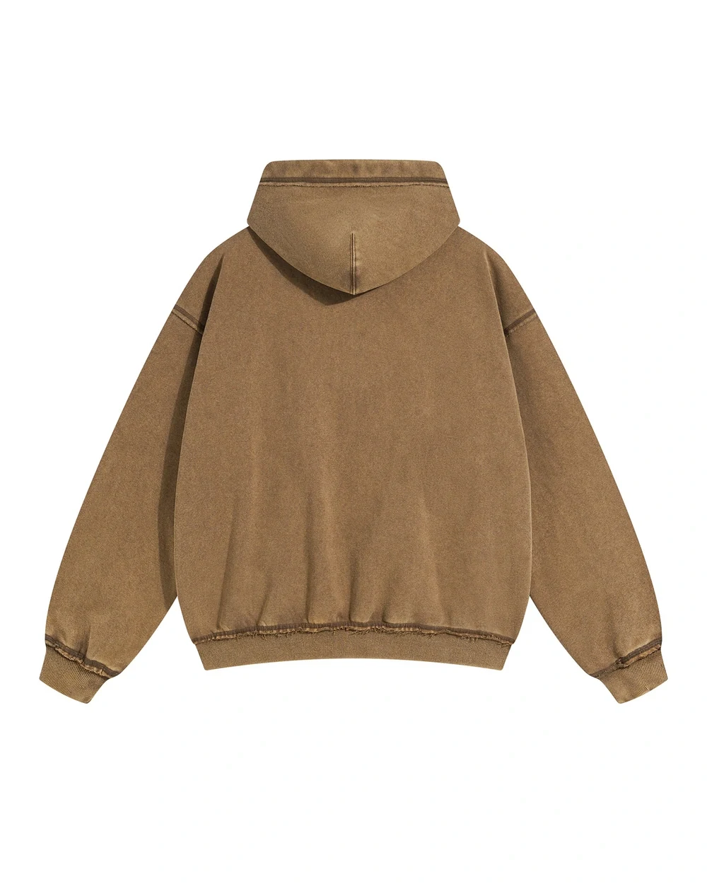 Riven back garment view in Vintage Brown