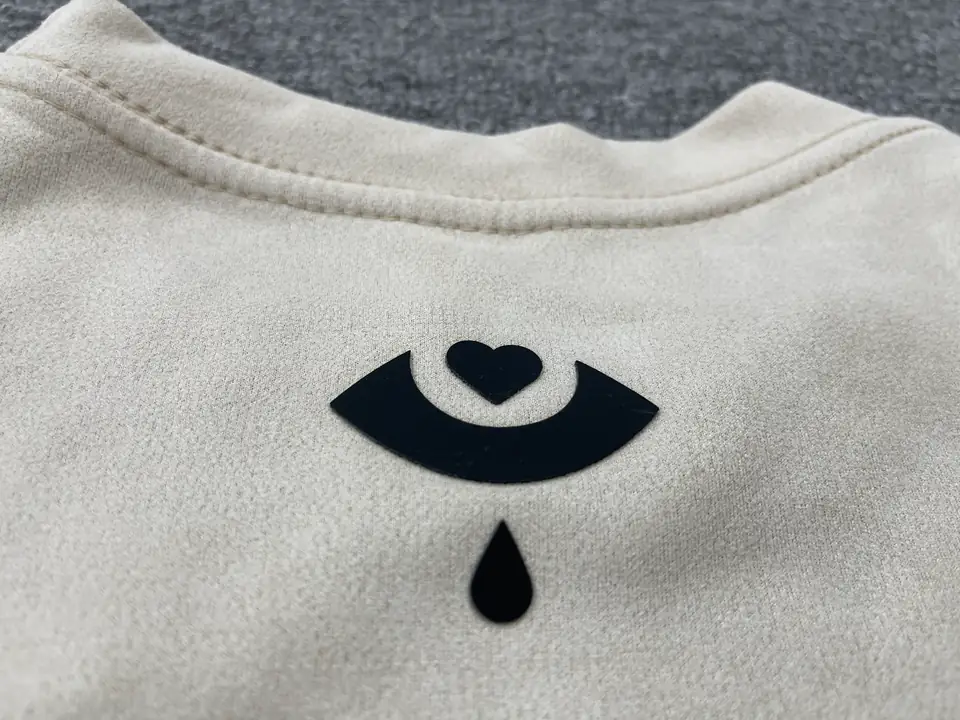 Raised high-density print surface inspected after curing